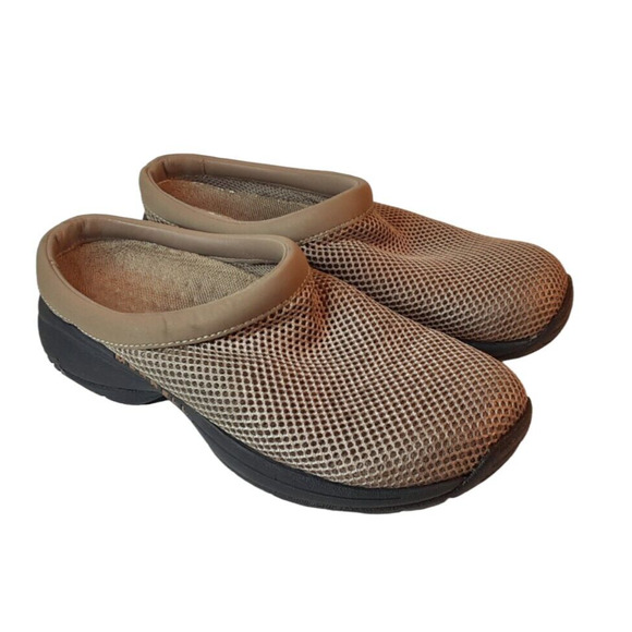Womens 8.5 Shoes Merrell Slip On Mesh Taupe Brown Performance Footwear J63320 - Picture 2 of 8